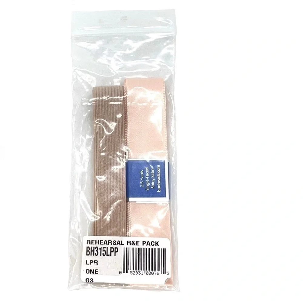 Bunheads Ouch Pouch Jr. (Small) + Rehearsal Ribbons/Elastic Ballet Pointe New